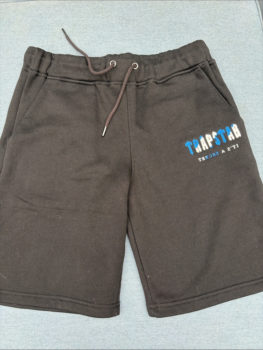 Trapstar Black Athletic Drawstring Men's Shorts